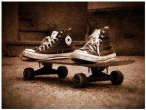 elle son douer les converses pour tenir dessu